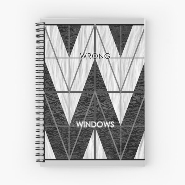 Item preview, Wrong Windows Double-W Logo Variant #6 (3x4 B/W Grid) designed and sold by billyzduke.