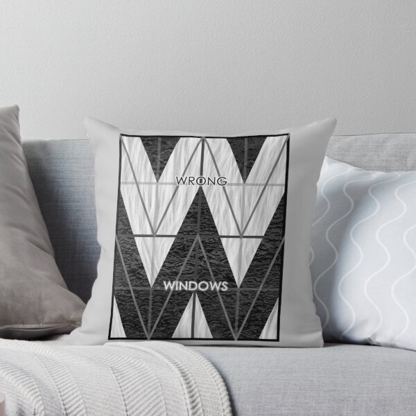 Item preview, Wrong Windows Double-W Logo Variant #6 (3x4 B/W Grid) designed and sold by billyzduke.