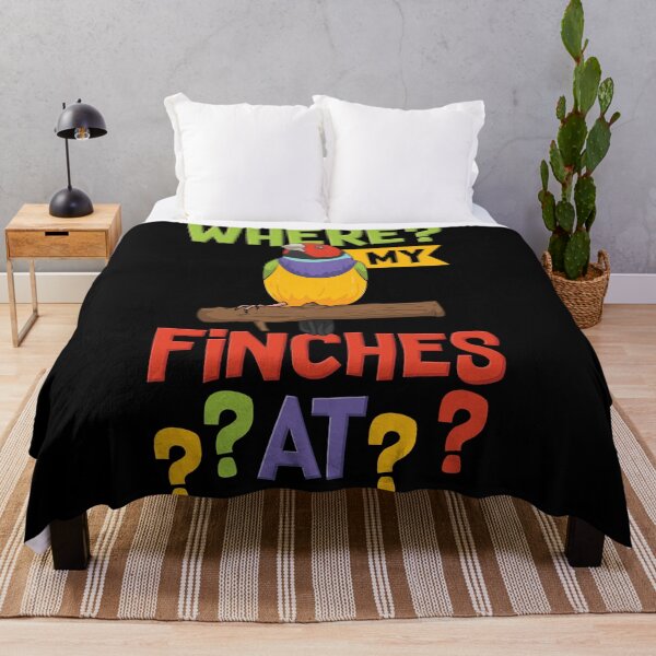 Item preview, Where My Finches At? designed and sold by Sandra78.