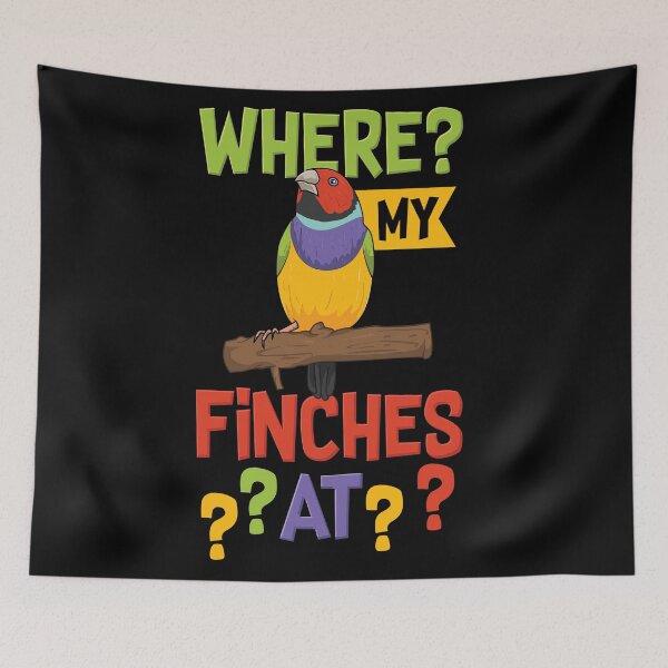 Item preview, Where My Finches At? designed and sold by Sandra78.