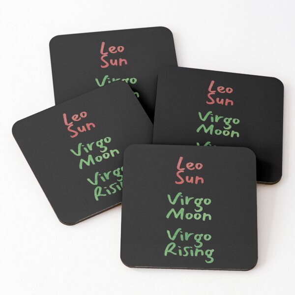 Item preview, Leo Sun Virgo Moon Virgo Rising Text designed and sold by leomooncreates.