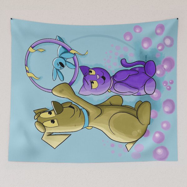 Item preview, Little Cat and Friends designed and sold by artsybarncat.
