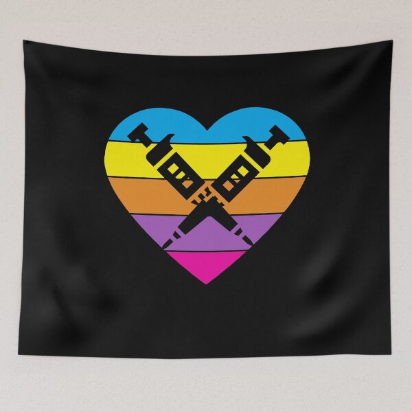Item preview, PURPLE HEART SHAPED RETRO SUNSET PIPETTES designed and sold by Hippiesole.