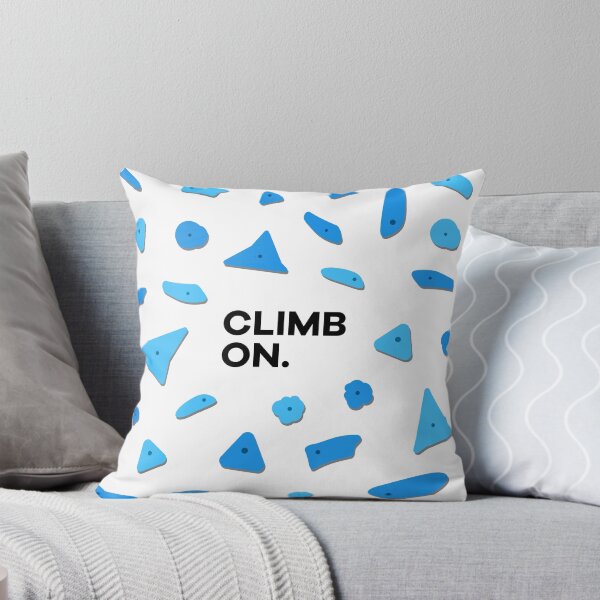 Item preview, Climb On Climbing Holds Sticker Pack - Blue designed and sold by Seth's Tees.