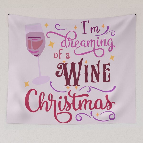 Item preview, I'm dreaming of a Wine Christmas designed and sold by Catpage.
