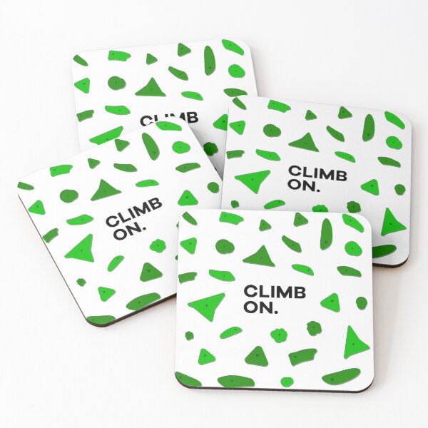 Item preview, Climb On Climbing Holds Sticker Pack - Green designed and sold by Seth's Tees.
