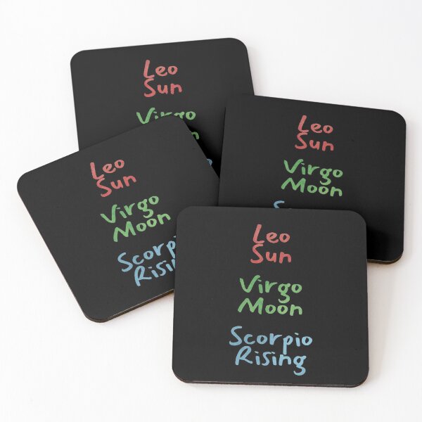 Item preview, Leo Sun Virgo Moon Scorpio Rising Text designed and sold by leomooncreates.