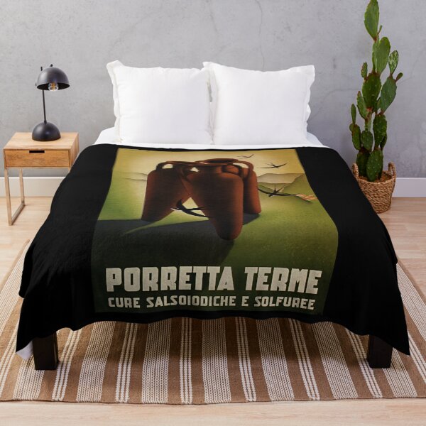 Item preview, retro classic Poretta Terme poster designed and sold by CorasPosters.