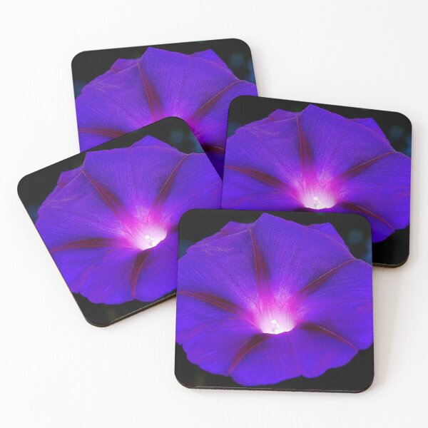 Item preview, Glowing violet morning glory designed and sold by rvjames.
