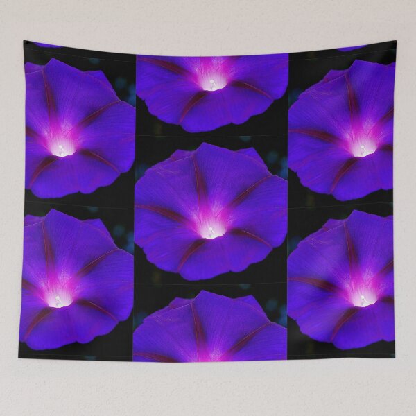 Item preview, Glowing violet morning glory designed and sold by rvjames.