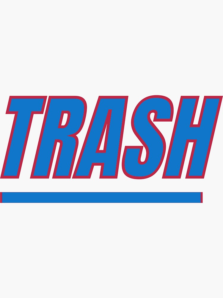 new york giants garbage can