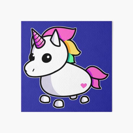 Roblox Unicorn Art Board Prints Redbubble - unicorn lover roblox