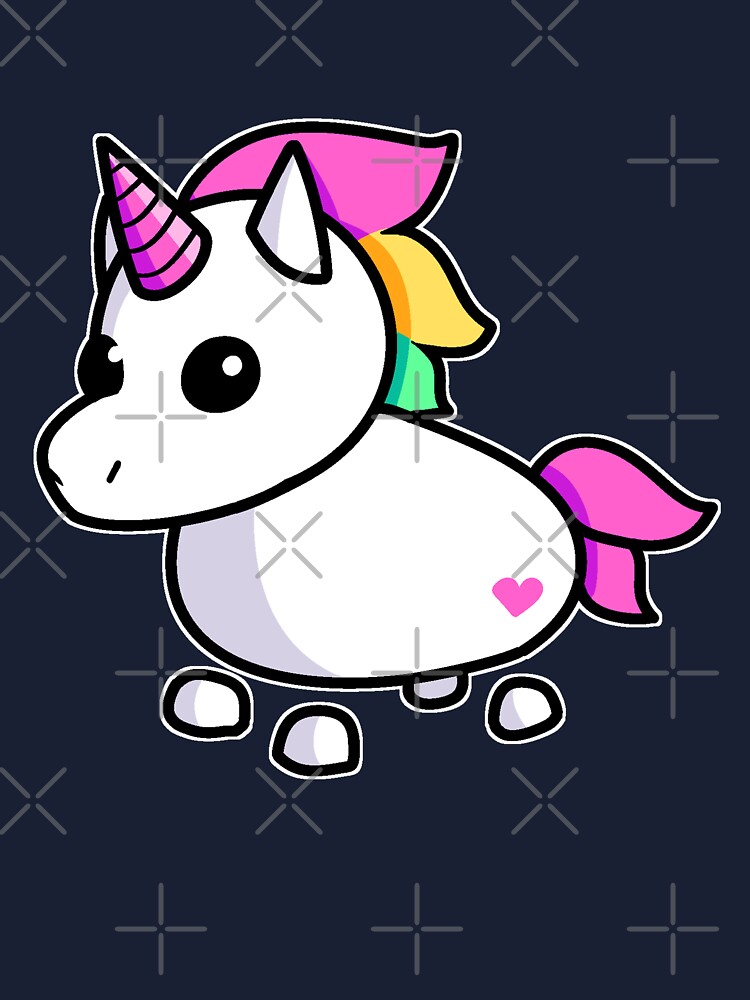 Roblox Rainbow Unicorn Pet Cute Hand Drawn Gaming Gift For Kids Kids T Shirt By Smoothnoob Redbubble - gamer kawaii skin roblox