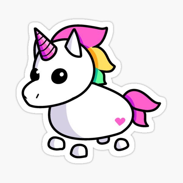 Roblox Unicorn Stickers Redbubble - unicorn decal id for roblox