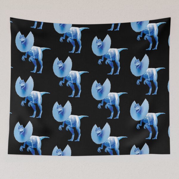 Item preview, BRIGHT BLUE DINOSAUR designed and sold by hiki-komori.