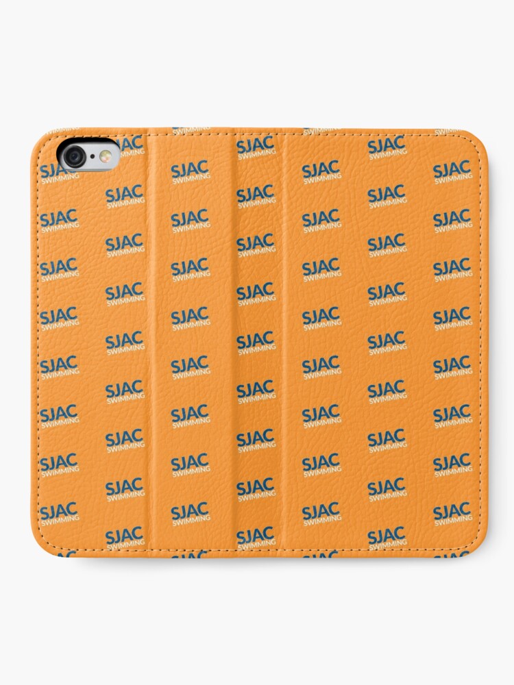 Alternate view of SJAC Pattern Orange iPhone Wallet