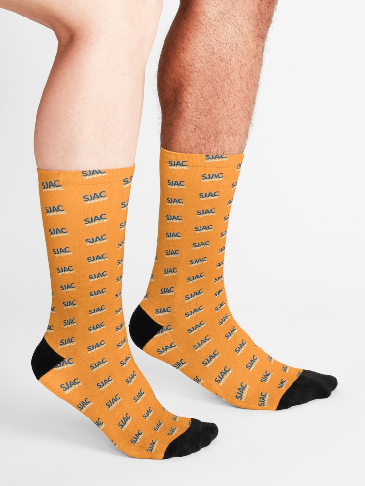 Alternate view of SJAC Pattern Orange Socks