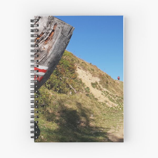 Item preview, Tour Du Mont Blanc (TMB) trail sign. Red and white. On the right path. designed and sold by JellyBeenzz.