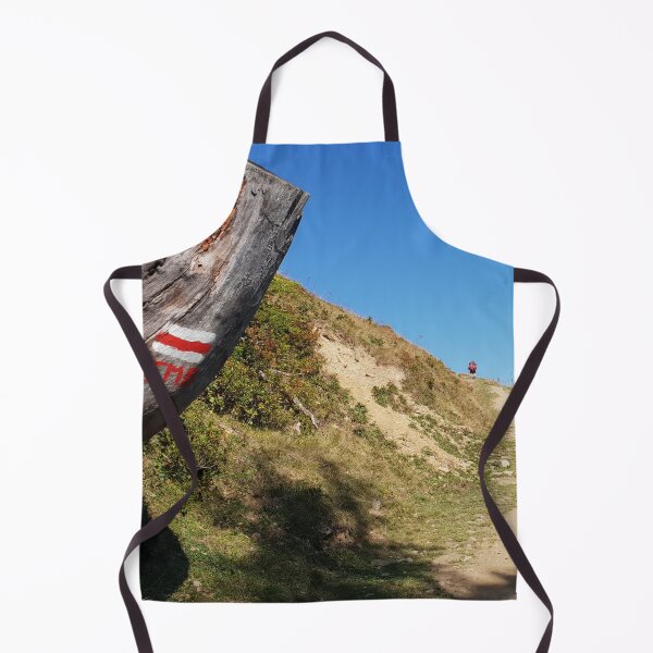 Item preview, Tour Du Mont Blanc (TMB) trail sign. Red and white. On the right path. designed and sold by JellyBeenzz.