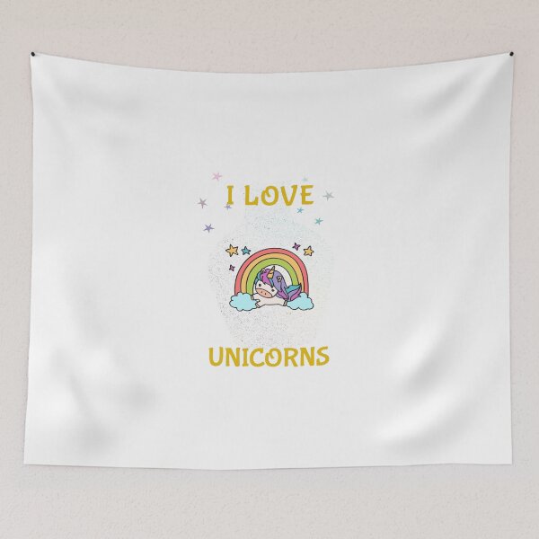 Item preview, I love Unicorns designed and sold by rbcc.