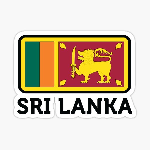 Sri Lanka National Flag Stickers | Redbubble