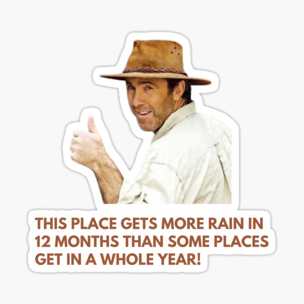All Aussie Adventures—Russel Coight Quote Sticker