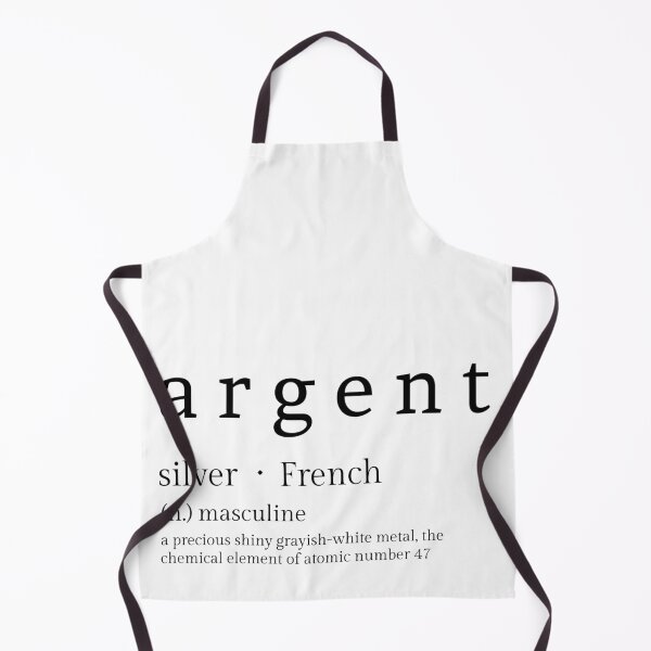 Aperçu de l'œuvre argent - argent - mot français esthétique créée et vendue par Anouck Heyer.