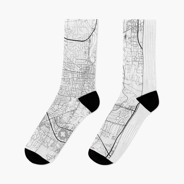 Item preview, Ann Arbor, Michigan Map Art (White) designed and sold by HawkstoneDesign.
