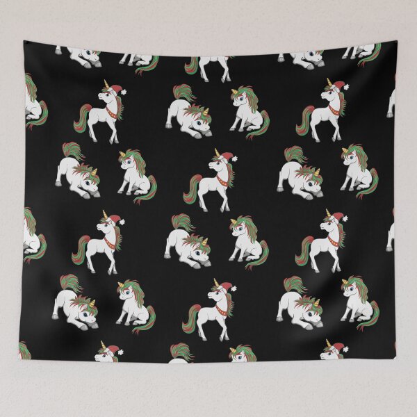Item preview, Christmas Unicorn Collage designed and sold by Zurickdesigns.