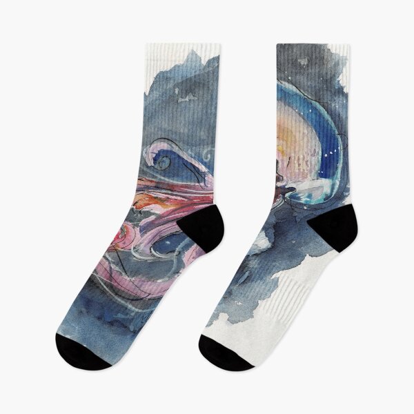 Item preview, Jellyfish - Sea Jelly - Watercolor Painting Art designed and sold by elasteel.