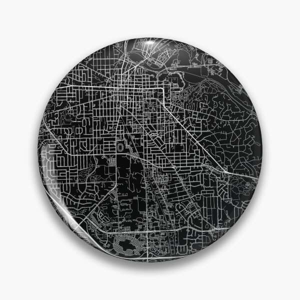 Item preview, Ann Arbor, Michigan Map Art (Black) designed and sold by HawkstoneDesign.