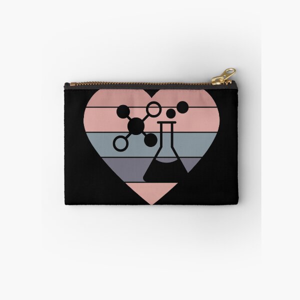 Item preview, PINK HEART SHAPED RETRO SUNSET CHEMISTRY FLASK designed and sold by Hippiesole.