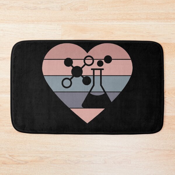 Item preview, PINK HEART SHAPED RETRO SUNSET CHEMISTRY FLASK designed and sold by Hippiesole.