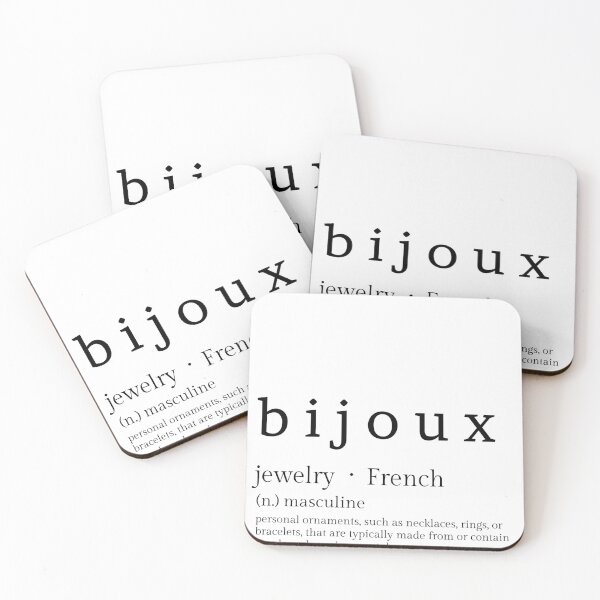 Item preview, bijoux - jewelry - french word aesthetic  designed and sold by Anouck Heyer.