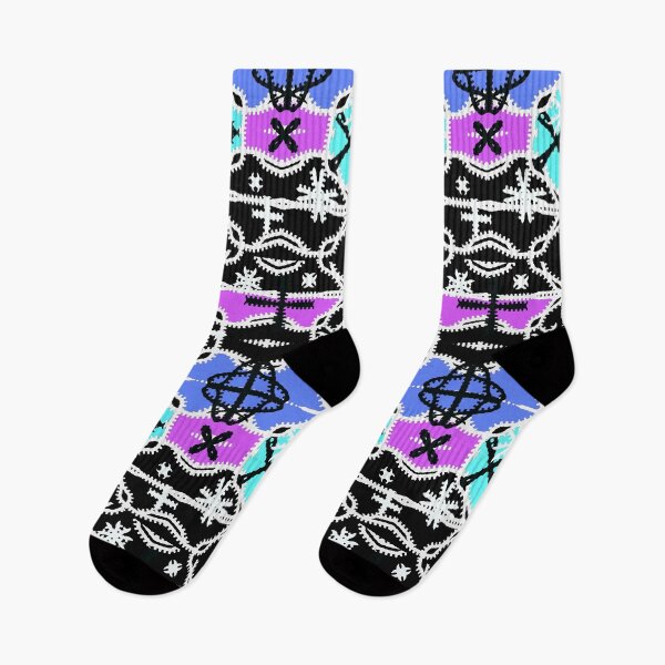 Item preview, Colorful lines flowers shaped patterns  designed and sold by jotcar.