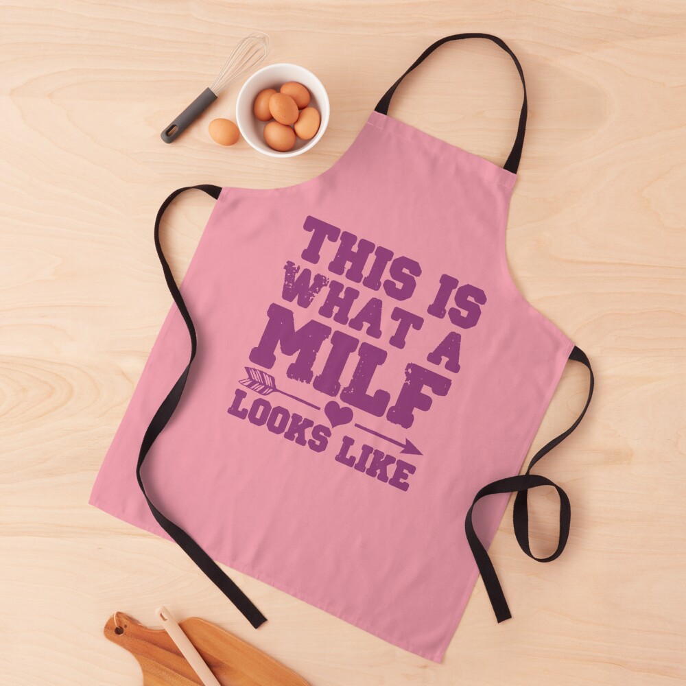 Funny Mother's Day Gift For Her, Funny Mom MILF Apron