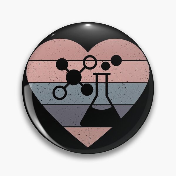 Item preview, PINK HEART SHAPED RETRO TEXTURED SUNSET CHEMISTRY FLASK designed and sold by Hippiesole.
