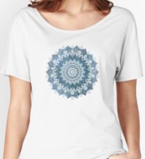 BOHOCHIC MANDALA IN BLUE Women's Relaxed Fit T-Shirt