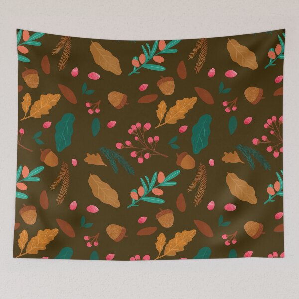 Item preview, Autumn Pattern-Dark gold designed and sold by Vinaerick.