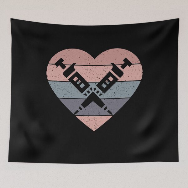 Item preview, PINK HEART SHAPED RETRO TEXTURED SUNSET PIPETTES designed and sold by Hippiesole.