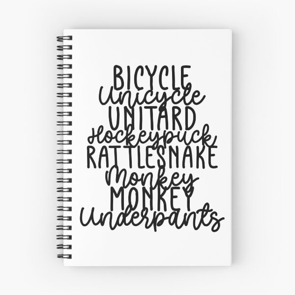 Item preview, Monkey Monkey Underpants Black White Fan Quote designed and sold by Sunny Collections.