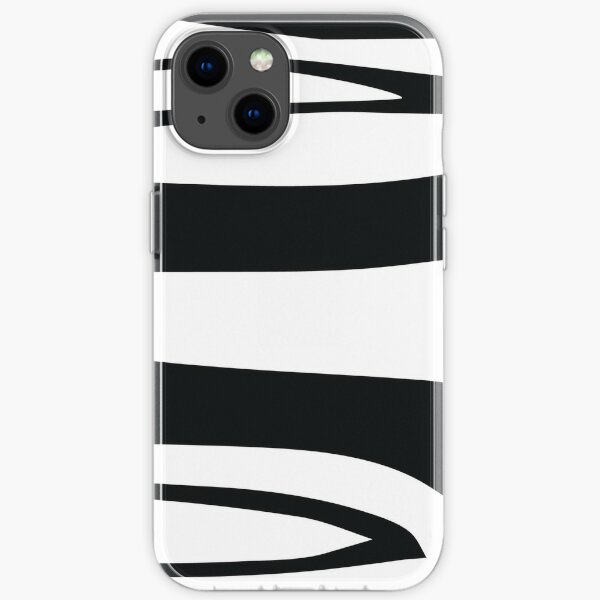 Black and White Stripes iPhone Soft Case