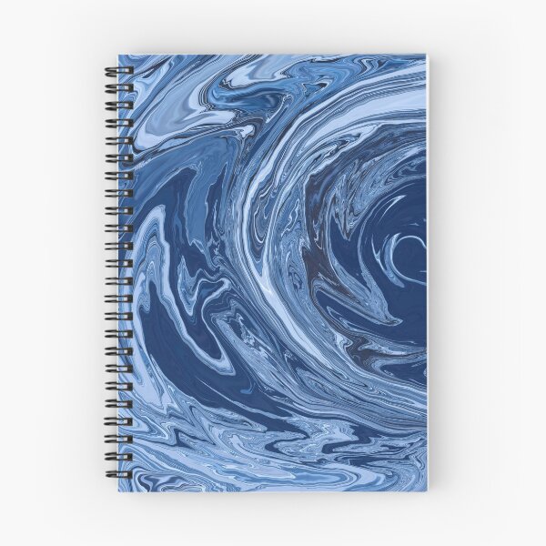 Item preview, Larynx chakra, throat chakra blue power of intuition abstract liquid art art designed and sold by Susanna Schorr.