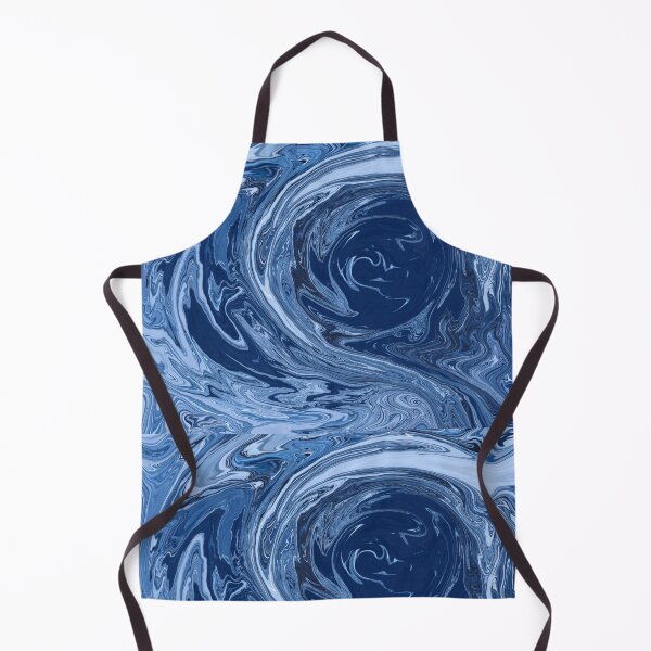 Item preview, Larynx chakra, throat chakra blue power of intuition abstract liquid art art designed and sold by Susanna Schorr.