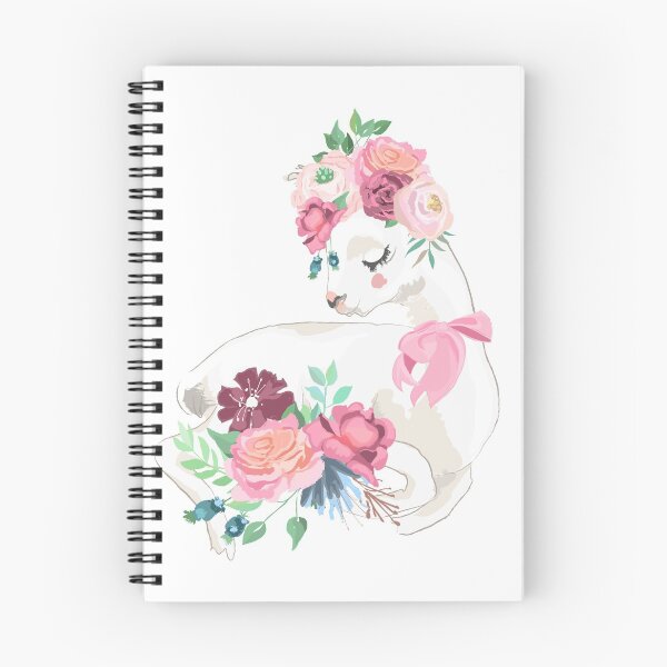 Item preview, Floral llama designed and sold by Lorie Data.