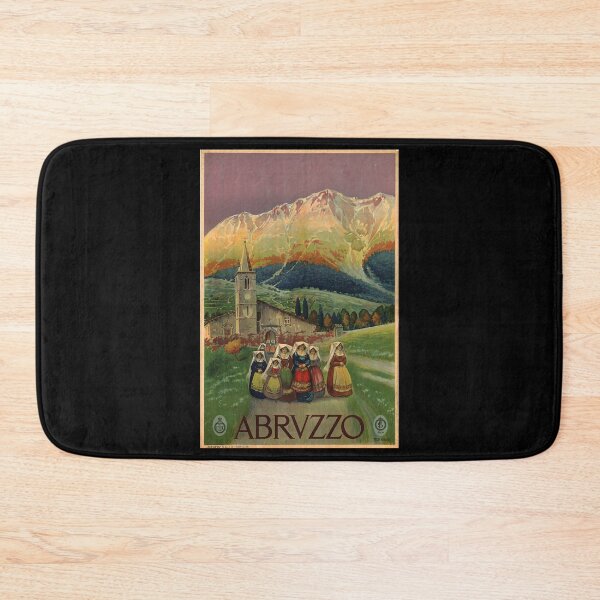 Item preview, retro classic ENIT Abruzzo poster designed and sold by CorasPosters.