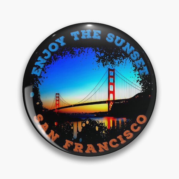 Item preview, Enjoy Those Sunset Feelings San Francisco designed and sold by Coder-T.