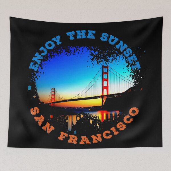 Item preview, Enjoy Those Sunset Feelings San Francisco designed and sold by Coder-T.