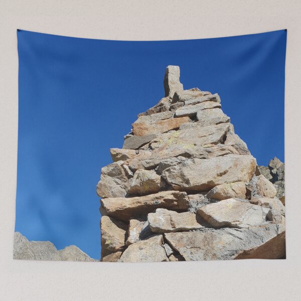 Item preview, Cairn to the sky. Above Chamonix. Tour Du Mont Blanc (TMB).  designed and sold by JellyBeenzz.