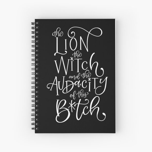The Lion The Witch The Audacity Spiral Notebook